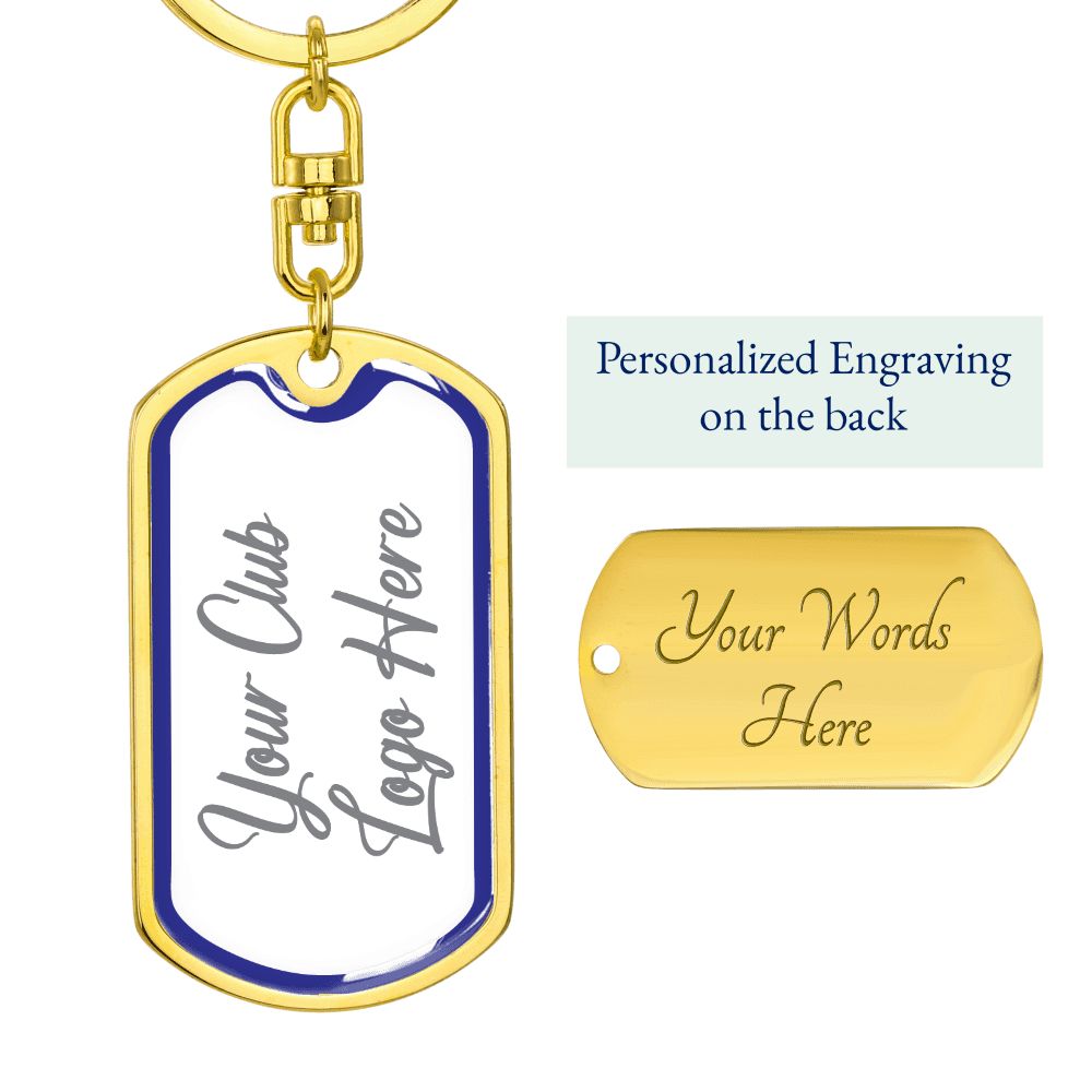 Your Club Dog Tag Keychain