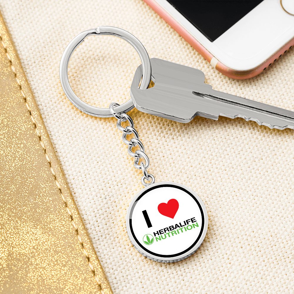 I Heart Keychain