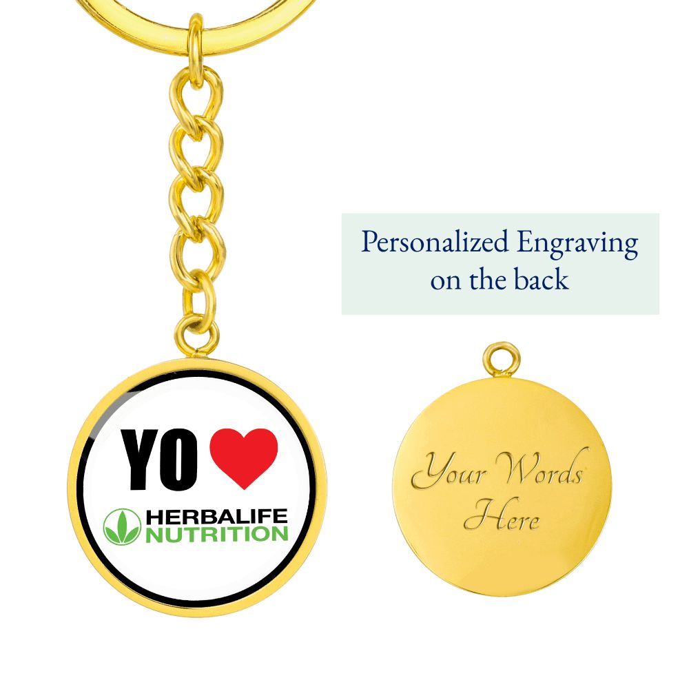 Yo Heart Keychain