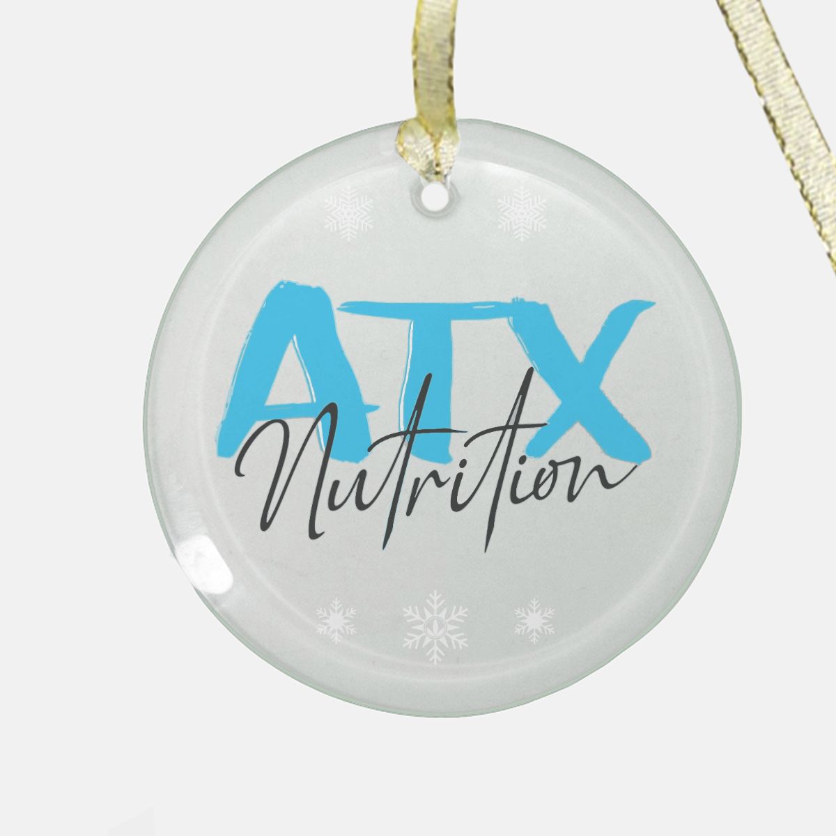 Glass Ornament with Your Club Logo