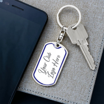 Your Club Dog Tag Keychain
