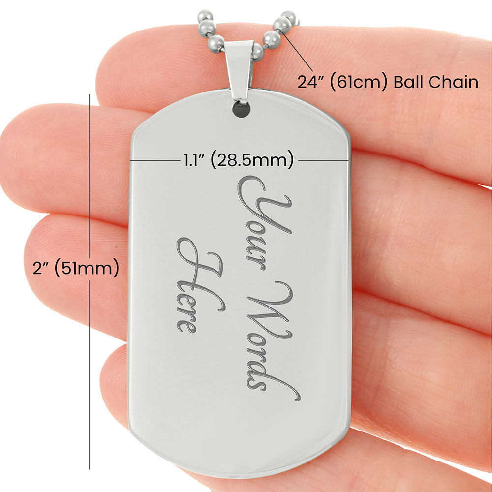 HN Dog Tag Necklace