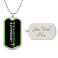 HN Dog Tag Necklace
