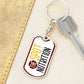 Your Club Dog Tag Keychain