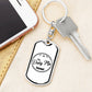 Your Club Dog Tag Keychain